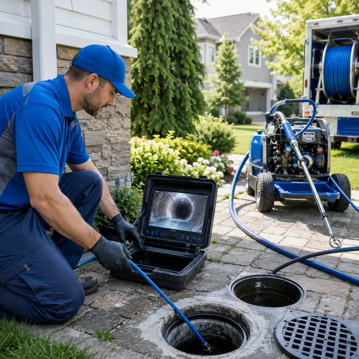 Outdoor drain cleaning professionals serving Beckville, TX
